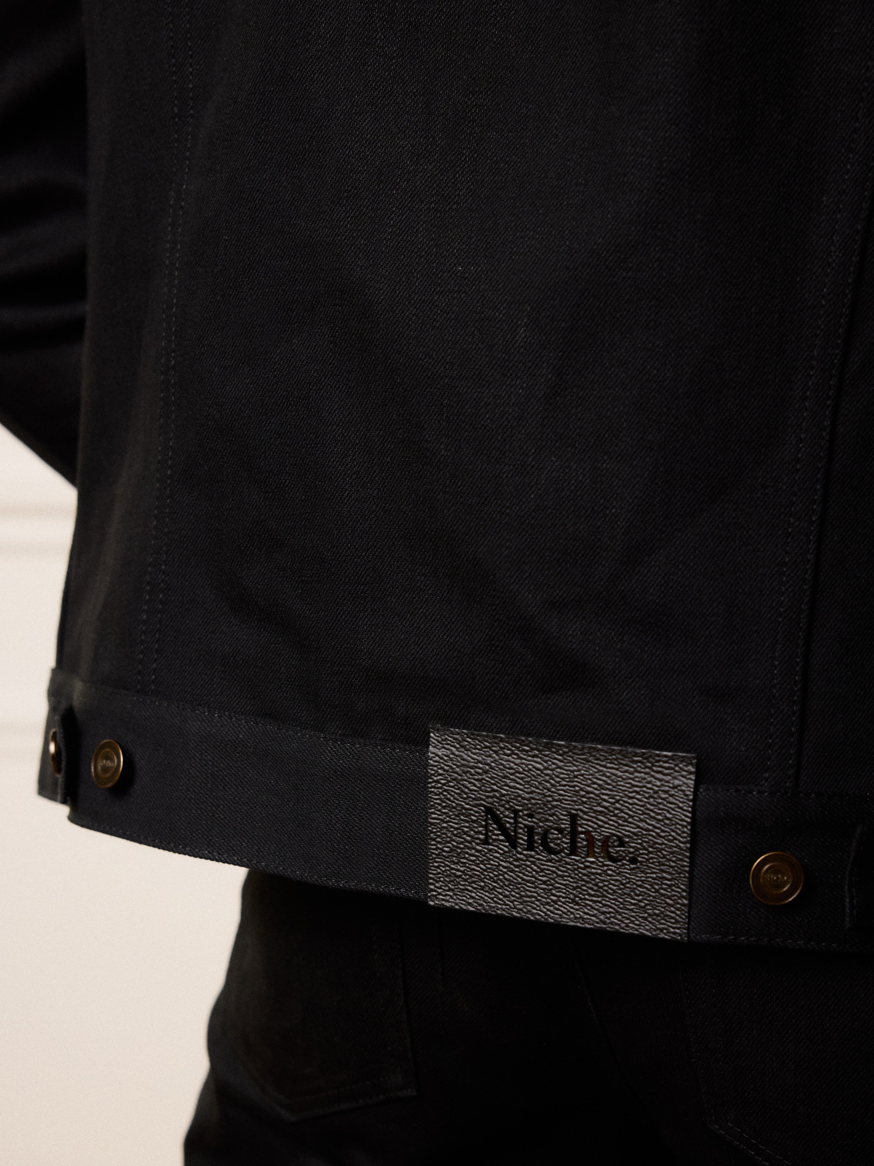 Veste en Jean Selvedge Noire