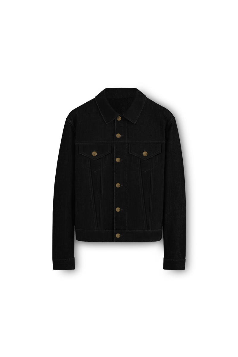 Veste en Jean Selvedge Noire